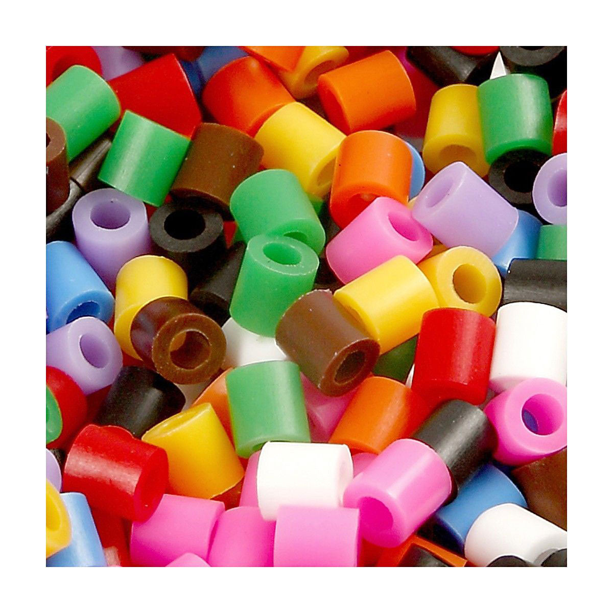 Creativ virksomhed https: www.cchobby.nl strygeperler-størrelse-5x5-mm-hul størrelse-2-5-mm-medium-standard-farver-1100-stykke-1-kasse
