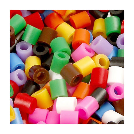 Creativ virksomhed https: www.cchobby.nl strygeperler-størrelse-5x5-mm-hul størrelse-2-5-mm-medium-standard-farver-1100-stykke-1-kasse