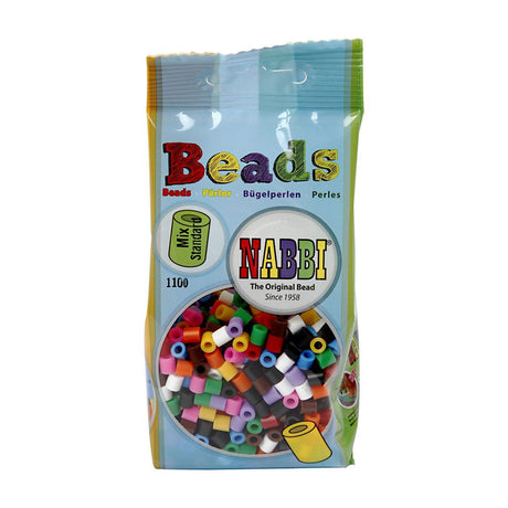 Creativ virksomhed https: www.cchobby.nl strygeperler-størrelse-5x5-mm-hul størrelse-2-5-mm-medium-standard-farver-1100-stykke-1-kasse