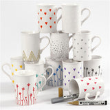 Creativ virksomhed https: www.cchobby.nl glas-porcelænsmarkører-linjetykkelse-1-2-mm-semi-opaque-diverse-colors-12-piece-1-box