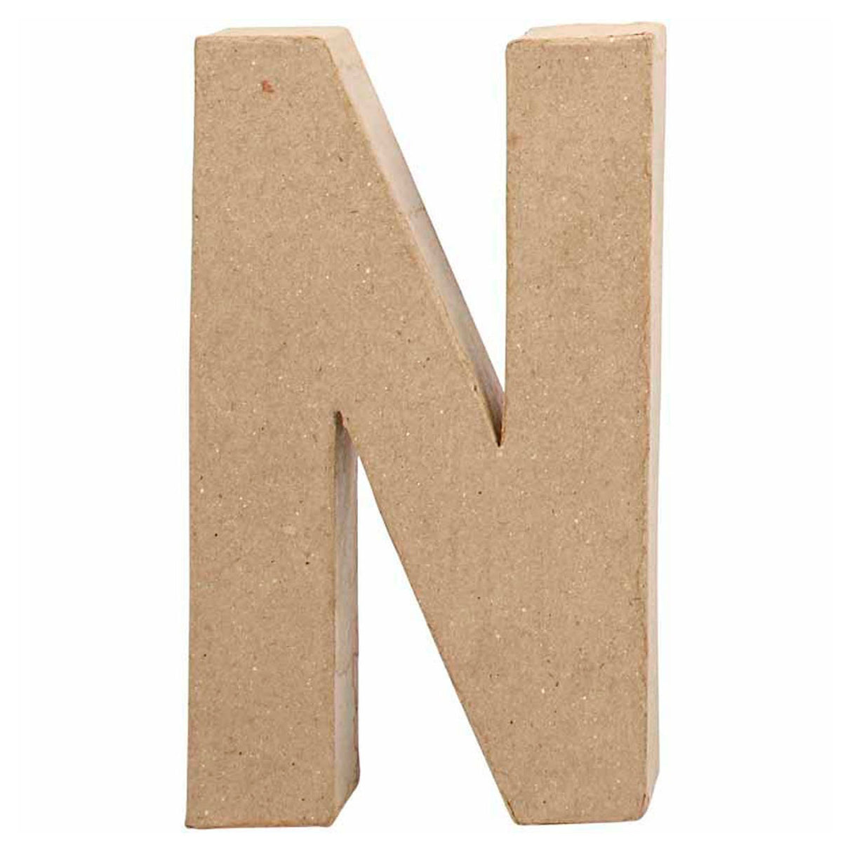 Creativ firmabrev papmaché - n, 20,5cm