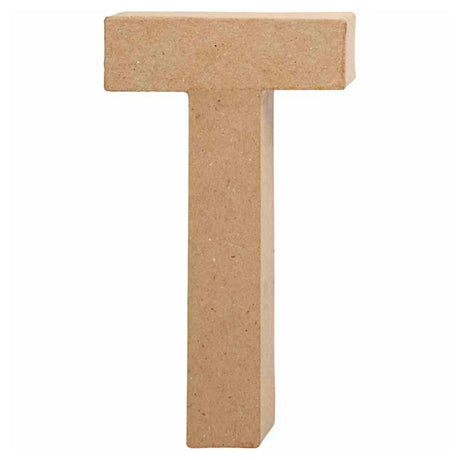 Creativ firmabrev papmaché - t, 20,5cm