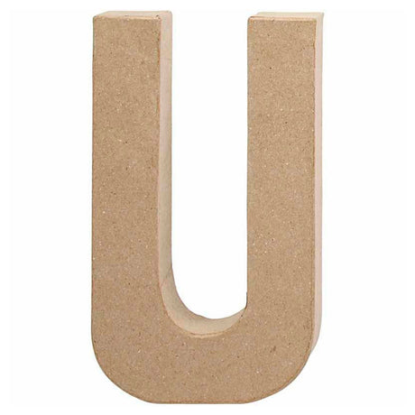 Creativ firmabrev papmaché - u, 20,5 cm