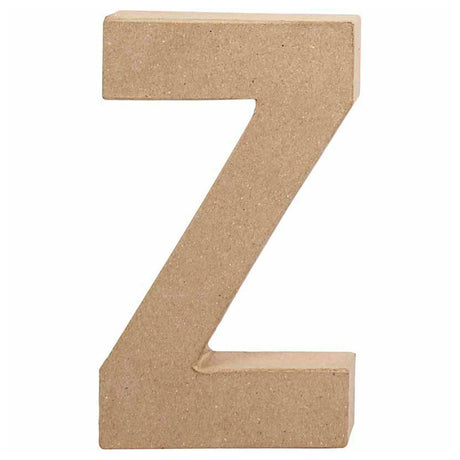 Creativ firmabrev papmaché - z, 20,5 cm