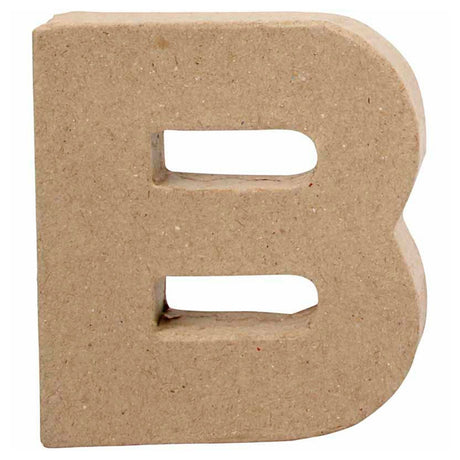 Creativ firmabogstav papmaché - b, 10cm