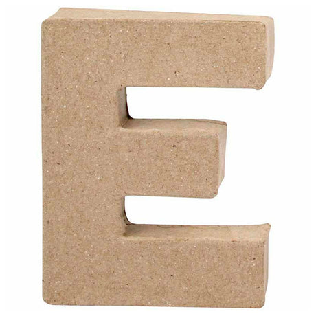 Creativ firmabrev papmaché - e, 10cm