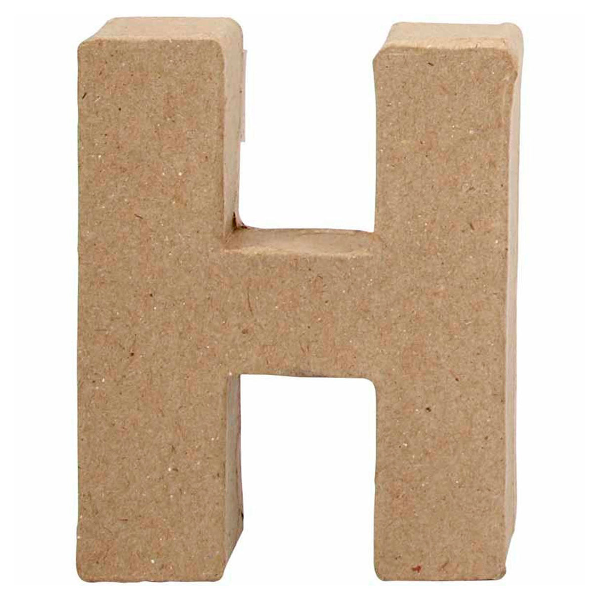 Creativ firmabogstav papmaché - h, 10cm
