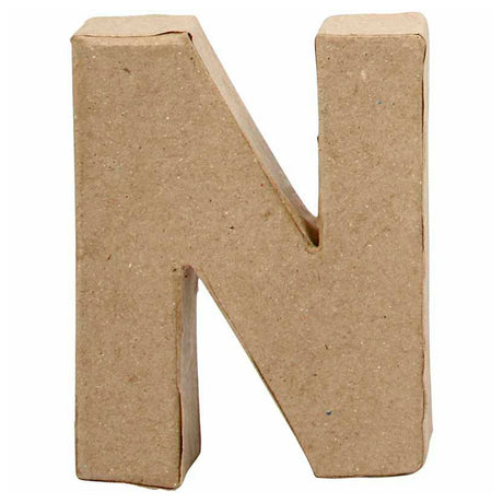 Creativ Company Letter Papier -Maché - N, 10cm