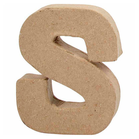 Creativ firmabrev papmaché - s, 10cm