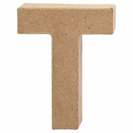 Creativ firmabrev papmaché - t, 10cm
