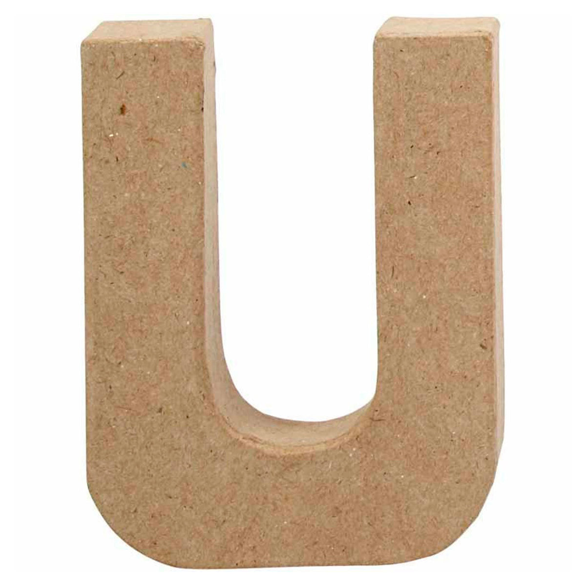 Creativ firmabrev papmaché - u, 10cm