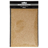 Creativ company strygefolie glitter guld, a5