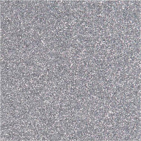 Creativ company strygefolie glitter sølv, a5