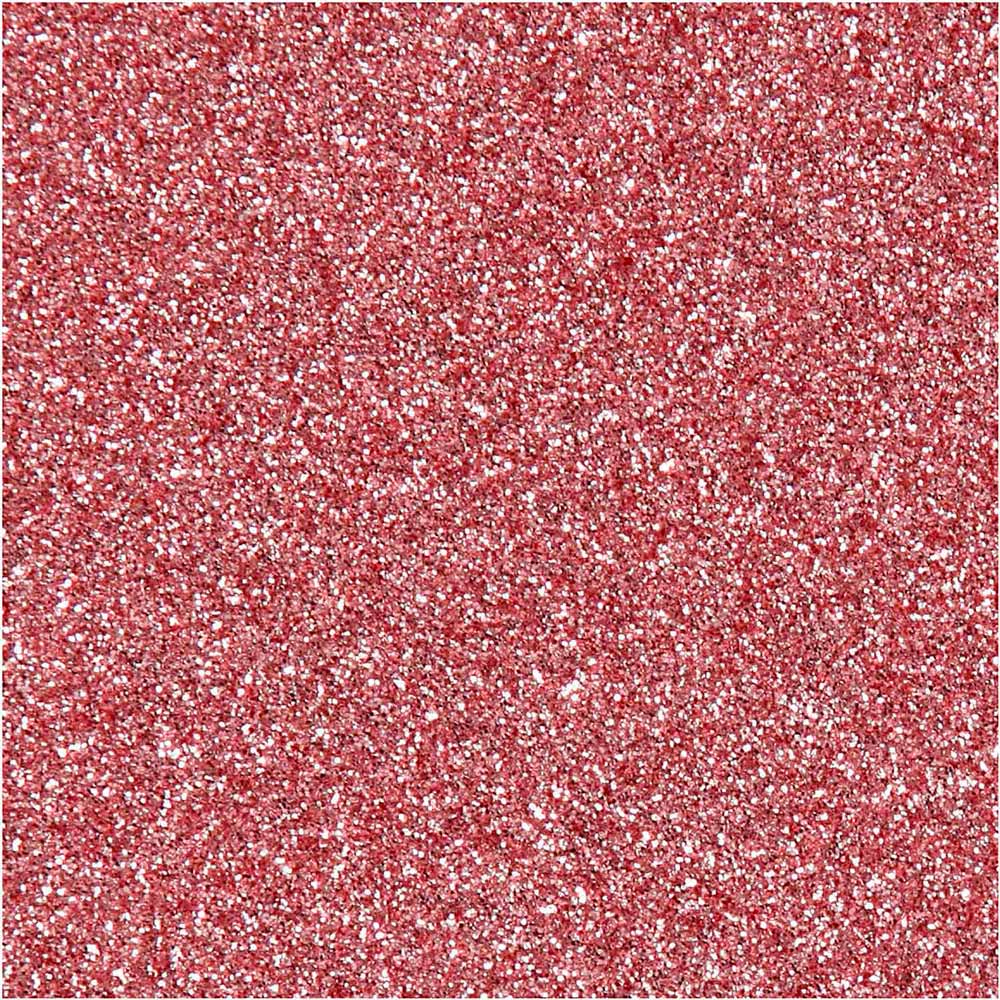 Creativ company strygefolie glitter lys rød, a5
