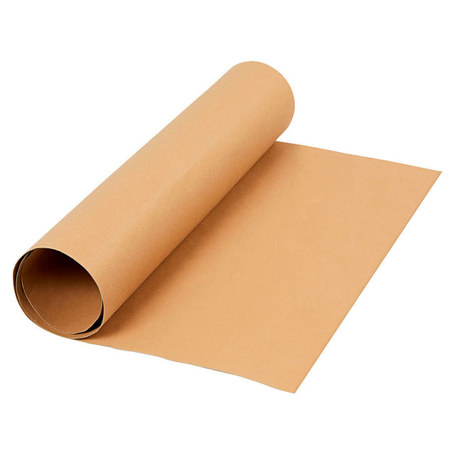 Creativ company imiteret læder papir lysebrunt, 1mtr.