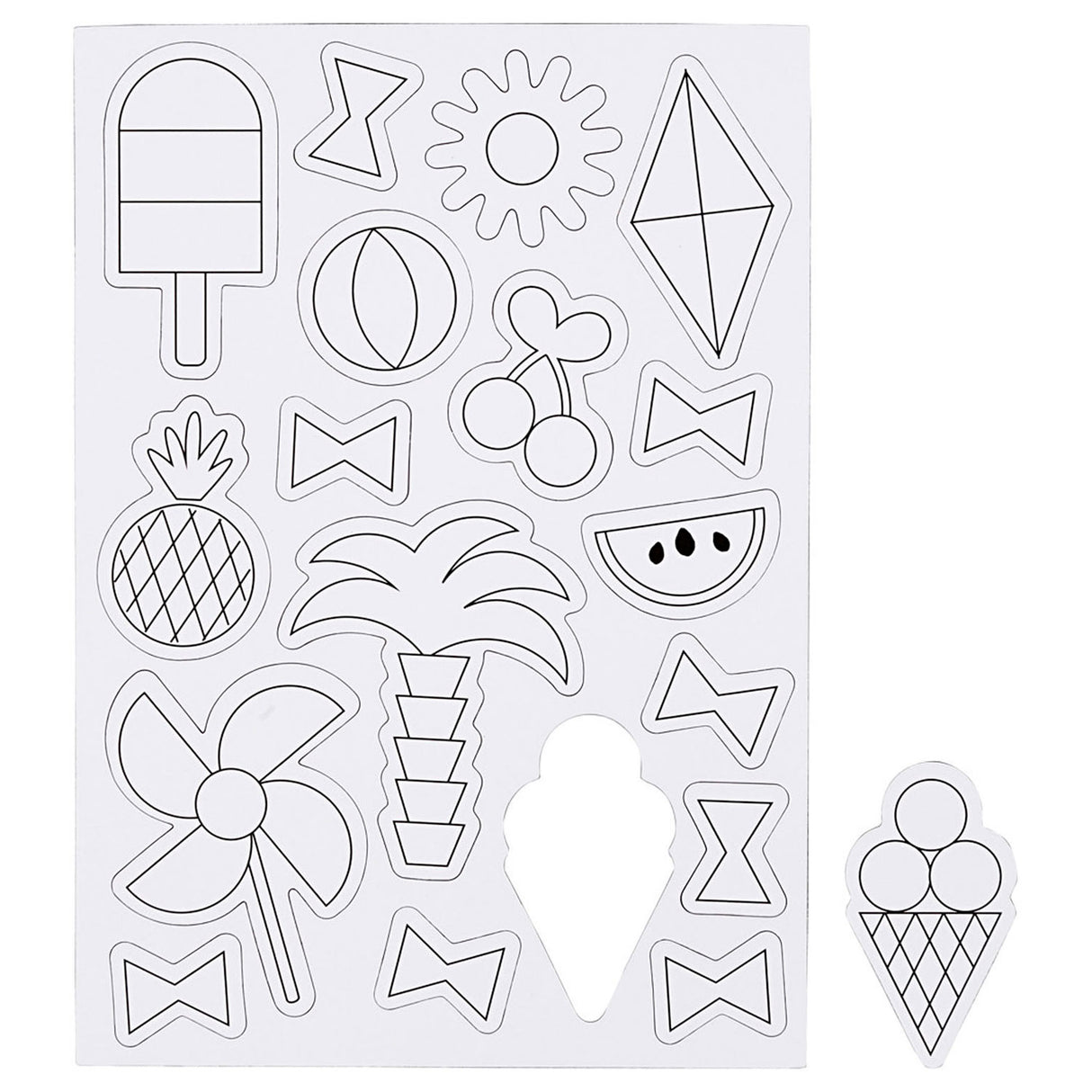 Creativ firma farve dine egne magneter - sommer