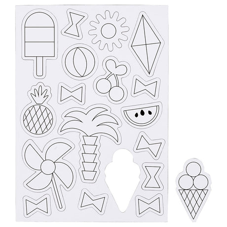 Creativ firma farve dine egne magneter - sommer