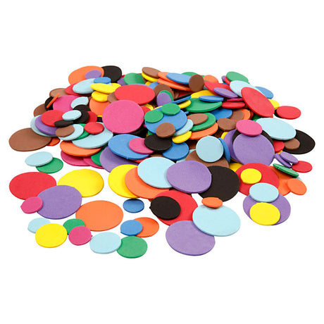 Creativ virksomhed https: www.cchobby.nl eva-foam-circles-d-12-20-32-mm-diverse-colours-300-div-1-doos
