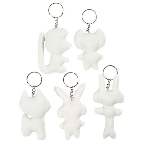 Kreativ virksomhed https: www.cchobby.nl-textile-figures-with-keychain-h-6-10-cm-5-piece-1-box
