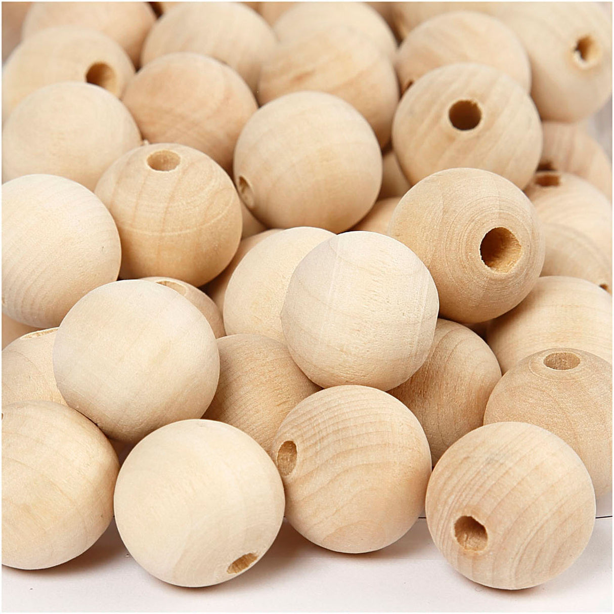 Creativ virksomhed https: www.cchobby.nl træ-perle-d-20-mm-hul-størrelse-4-mm-200-stykke-1-kasse