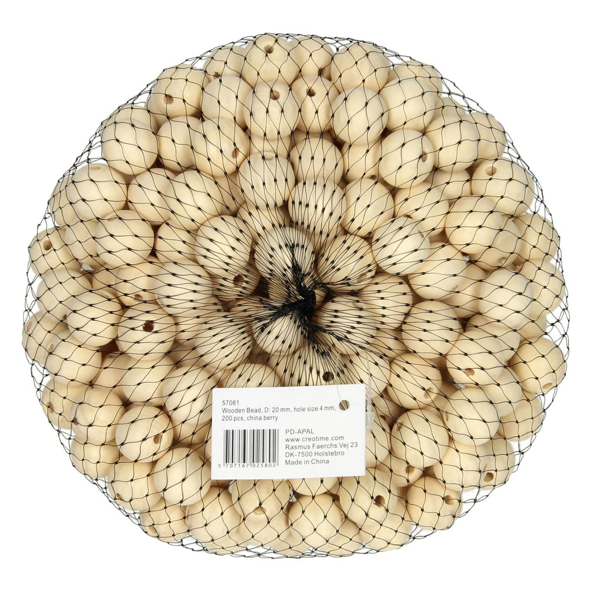 Creativ virksomhed https: www.cchobby.nl træ-perle-d-20-mm-hul-størrelse-4-mm-200-stykke-1-kasse