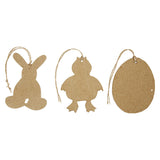 Kreativ virksomhed https: www.cchobby.nl påske-decorations-kanin-kylling-og-æg-h-10-cm-6-stykke-1-kasse