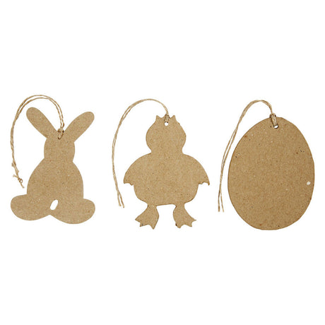Kreativ virksomhed https: www.cchobby.nl påske-decorations-kanin-kylling-og-æg-h-10-cm-6-stykke-1-kasse