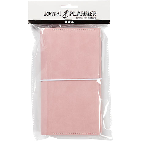 Creativ virksomhed https: www.cchobby.nl planner-bulletjournal-size-10x18x1-5-cm-elastic closure-pink-1-piece