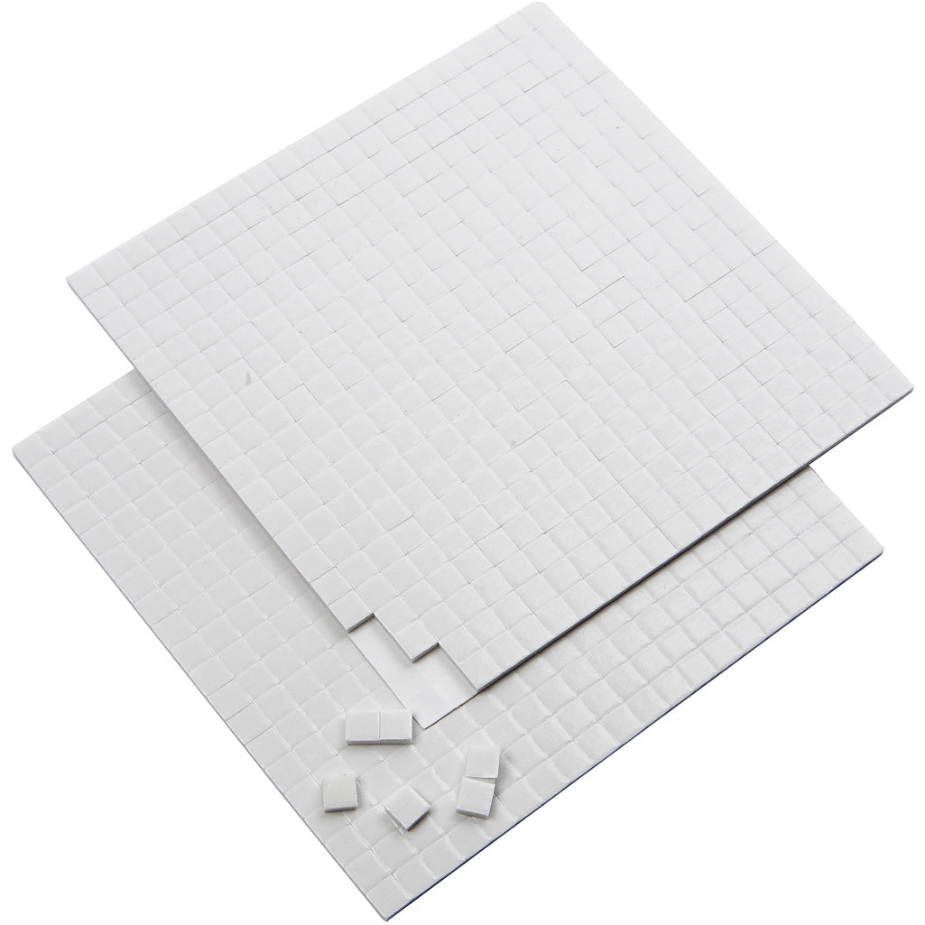 Creativ virksomhed https: www.cchobby.nl 3d-foam-pads-size-5x5-mm-thickness-2-mm-white-2x400-piece-2-sheet-1-box