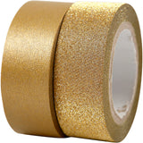 Creativ firma malertape guld 2m, 2stk.