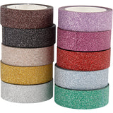Creativ virksomhed https: www.cchobby.nl glitter-tape-b-15-mm-various-colors-10x6-m-1-doos
