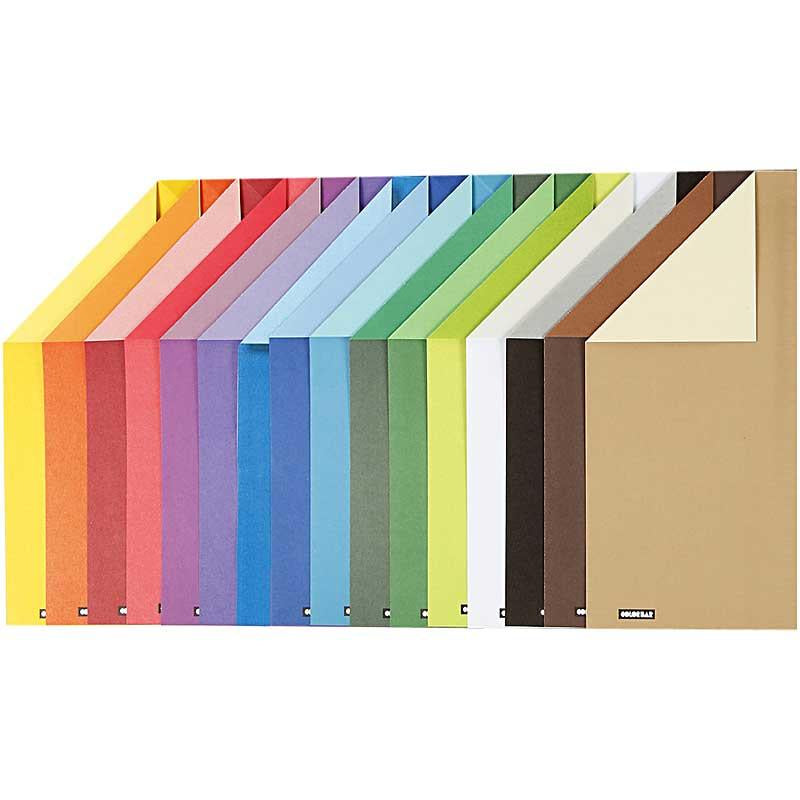 Creativ virksomhed https: www.cchobby.nl color-bar-paper-a4-vel-210x297-mm-100-gr-16-div-vellen-1-doos