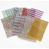 Creativ virksomhed https: www.cchobby.nl stick-on-strassteen-d-4-6-mm-sheet-16x9-5-cm-diverse-colours-10-sheet-1-box