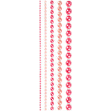 Creativ company half stick perler pink 2-8mm, 140stk.