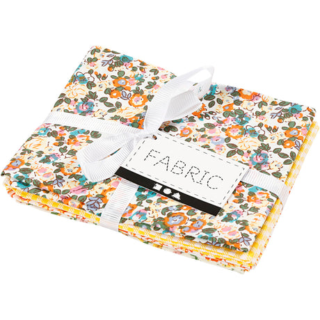 Creativ firma patchwork stof gul 45x55cm, 4 stk.
