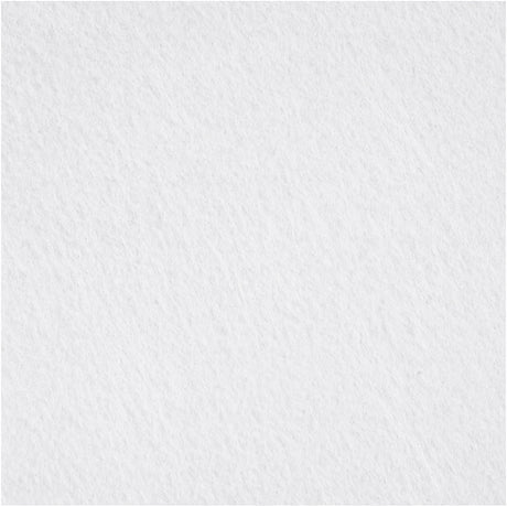 Creativ firma hobbyfilt hvid a4, 10 ark