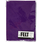 Creativ firma hobbyfilt, lilla, A4, 10 ark