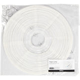 Creativ company rispapir lampe hvid dråbe, 27cm