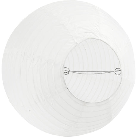 Creativ company rispapir lampe hvid dråbe, 27cm