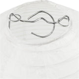 Creativ company rispapir lampe hvid dråbe, 27cm