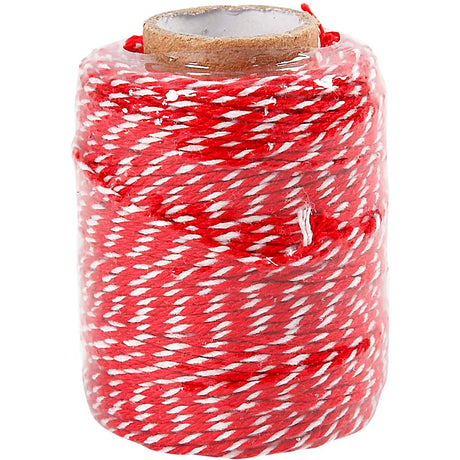 Creativ virksomhed https: www.cchobby.nl bomuldssnor-tykkelse-1-1-mm-rød-hvid-50-m-1-rulle
