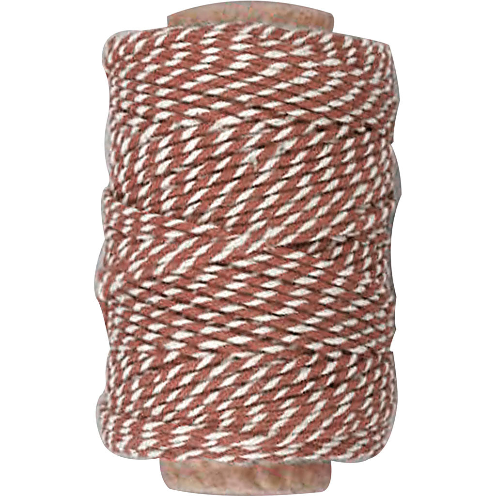 Creativ virksomhed https: www.cchobby.nl bomuldssnor-tykkelse-1-1-mm-brun-hvid-50-m-1-rulle