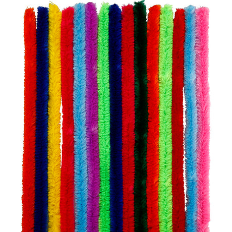 Creativ virksomhed https: www.cchobby.nl chenille-l-30-cm-thickness-15-mm-diverse-colours-15-div-1-doos
