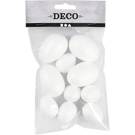 Creativ virksomhed https: www.cchobby.nl eggs-h-35-48-mm-b-25-35-mm-white-10-piece-1-box