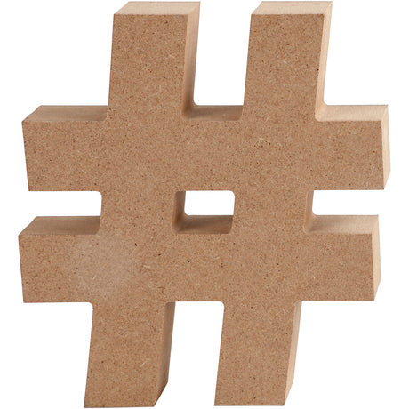 Creativ firmasymbol # mdf 13cm, 1stk.