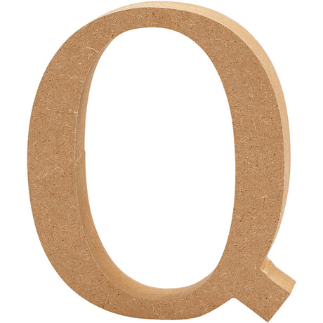 Creativ Company Letter Q MDF 13cm, 1 ..