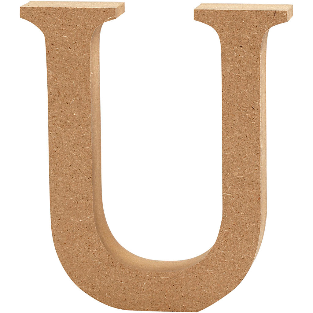 Creativ Company Letter U MDF 13cm, 1 ..