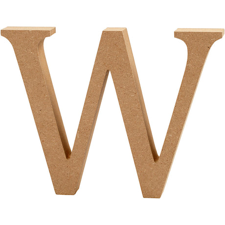 Creativ Company Letter W MDF 13cm, 1 ..