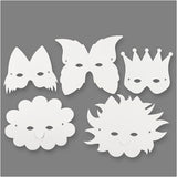 Creativ virksomhed https: www.cchobby.nl fantasy masks-including-elastic-h-15-20-cm-230-gr-white-5-piece-1-box
