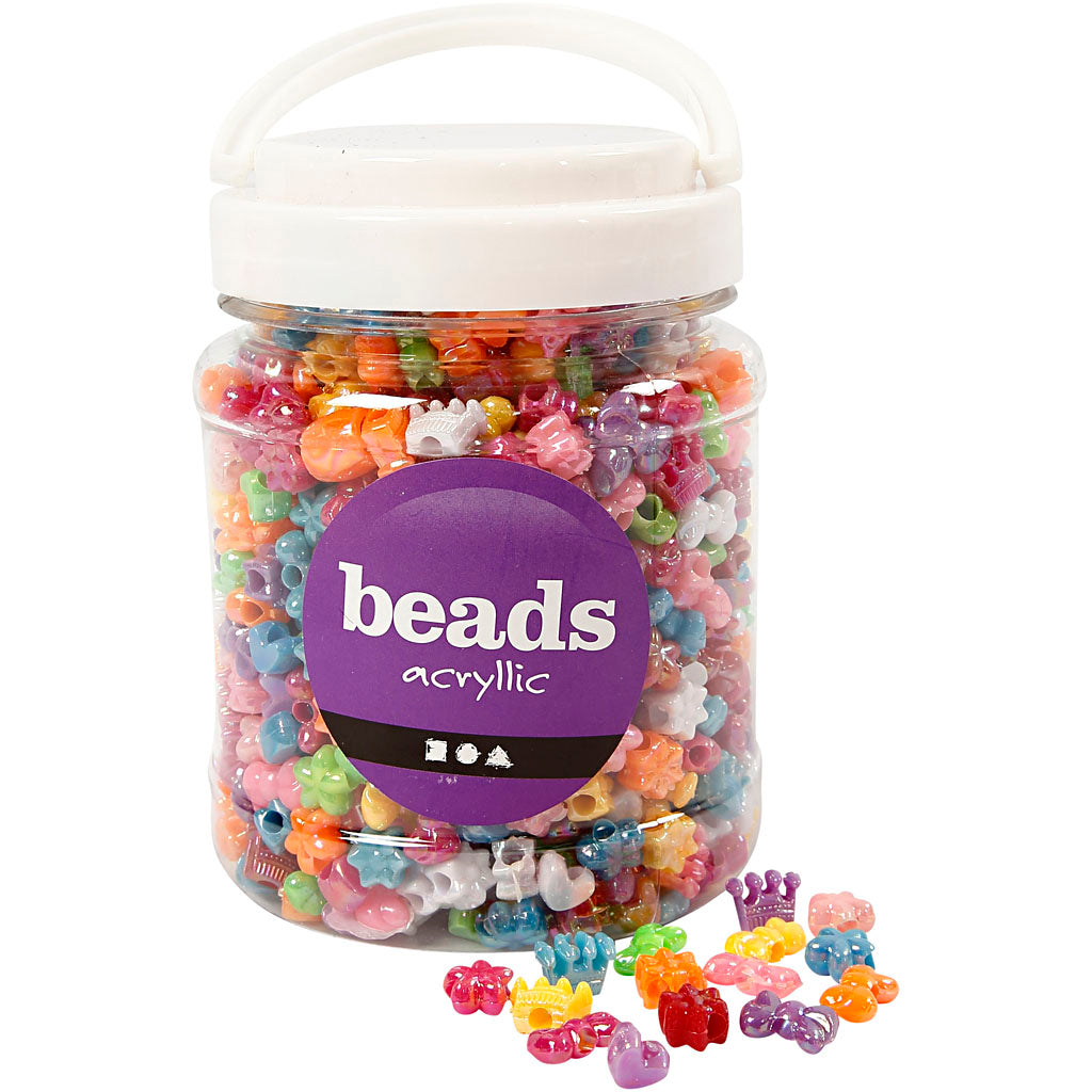 Creativ virksomhed https: www.cchobby.nl figure-beads-d-10-mm-hole-size-3-mm-approx-1100-piece-various-colors-380-gr-700-ml-1-box